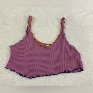 bdg carmen asymmetrical crop top